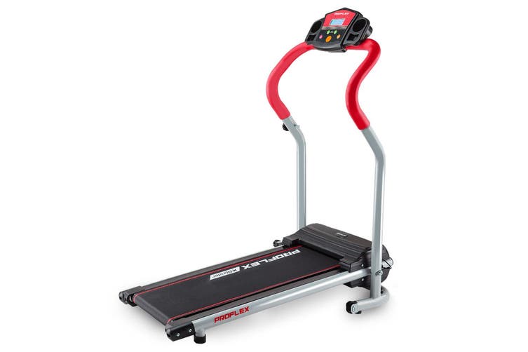 PROFLEX ELECTRIC TREADMILL COMPACT EXERCISE EQUIPMENT WALKING FITNESS MACHINE