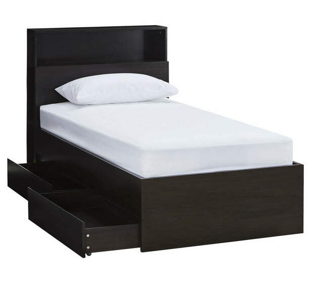 Como Single Bed with Storage