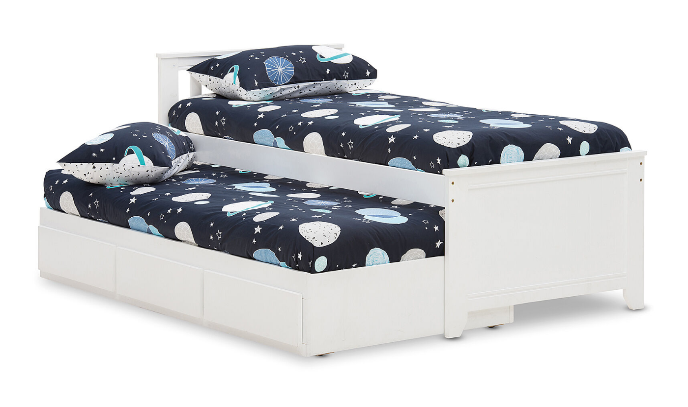 Oakley Single Bed Trundle Rent With Style