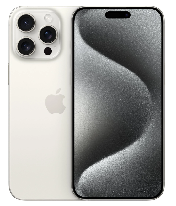 Apple iPhone 15 Pro Max 512GB (White Titanium) [Renewed]