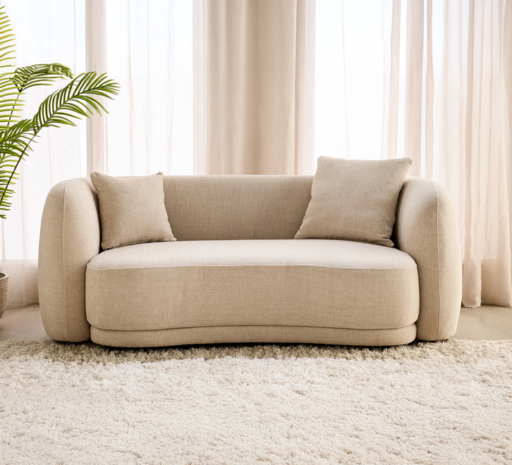 Hepburn 2 Seater Sand Sofa