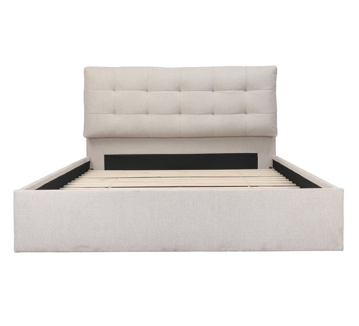 Zarra King Light Grey Bed Frame