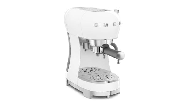 Smeg 50's Style Manual Coffee Machine - White