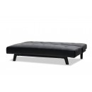 Iris Leather-Look Click Clack Sofa Bed