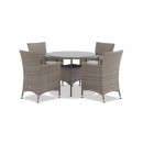 Barbosa 5 Piece Round Outdoor Dining Setting