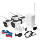 Swann MaxRanger4K Solar Security System with Longest Range Wireless & 64GB SD Card - 4 Pack