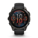 Garmin fenix® 8 47mm AMOLED Sapphire Edition Carbon Grey Titanium with Black + Pebble Grey Band