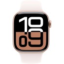 Apple Watch Series 10 42mm Rose Gold Aluminium Case GPS Sport Band (M/L) [Light Blush]