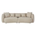 Hepburn 4 Seater Sand Sofa