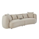 Hepburn 4 Seater Sand Sofa