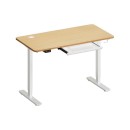 Tiara White & Oak Standing Desk